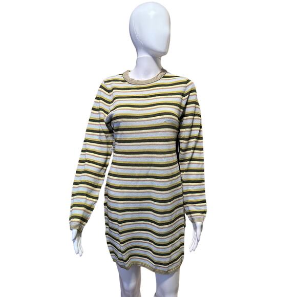 Lisa Says Gah Becca Stretch Knit Midi Dress - Size M/L- NWT - Picture 2 of 9